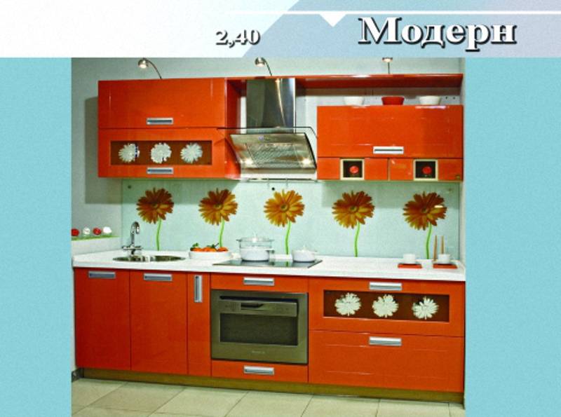 кухня прямая модерн в Нижневартовске