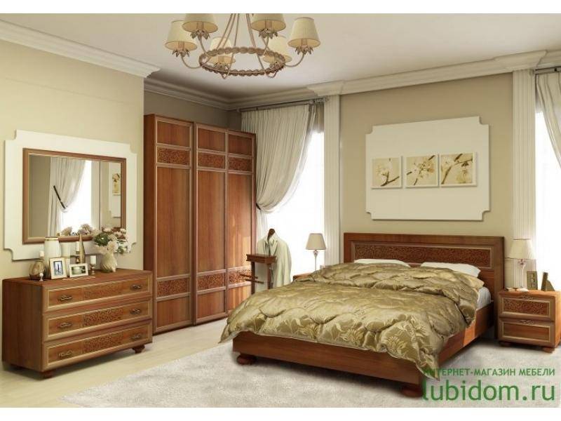 спальный гарнитур александрия орех в Нижневартовске