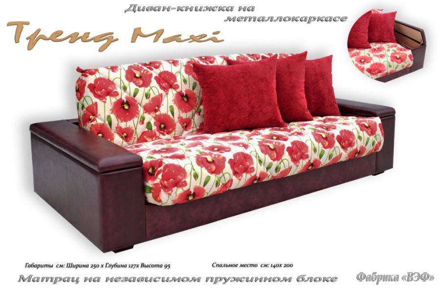 диван-книжка тренд_maxi в Нижневартовске