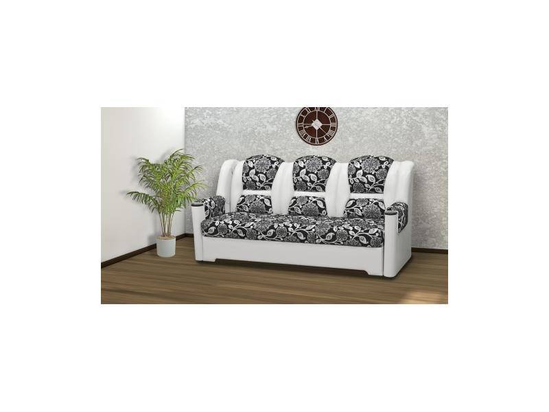 черно-белый диван диана 9-1 аида бд в Нижневартовске
