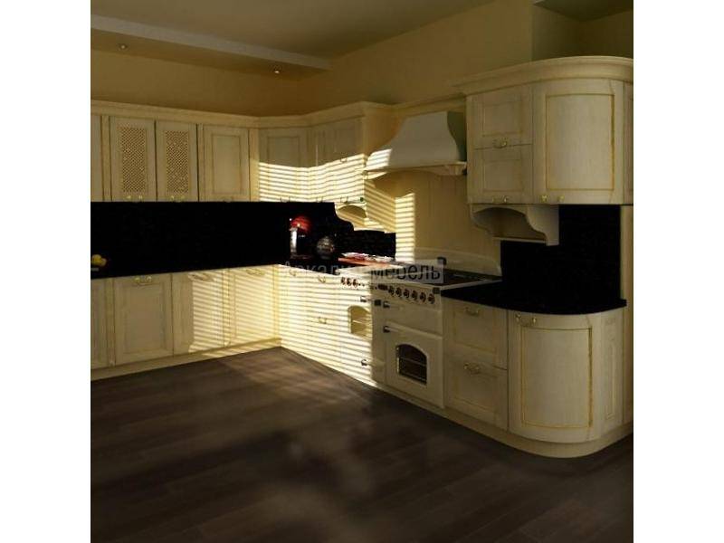 светлая кухня классика кантри 3 в Нижневартовске