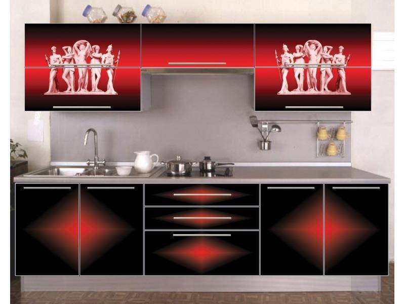 кухня с фотопечатью архитектура в Нижневартовске