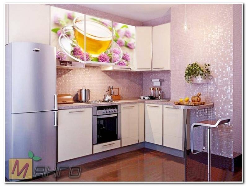 угловая кухня жасмин с фотопечатью в Нижневартовске