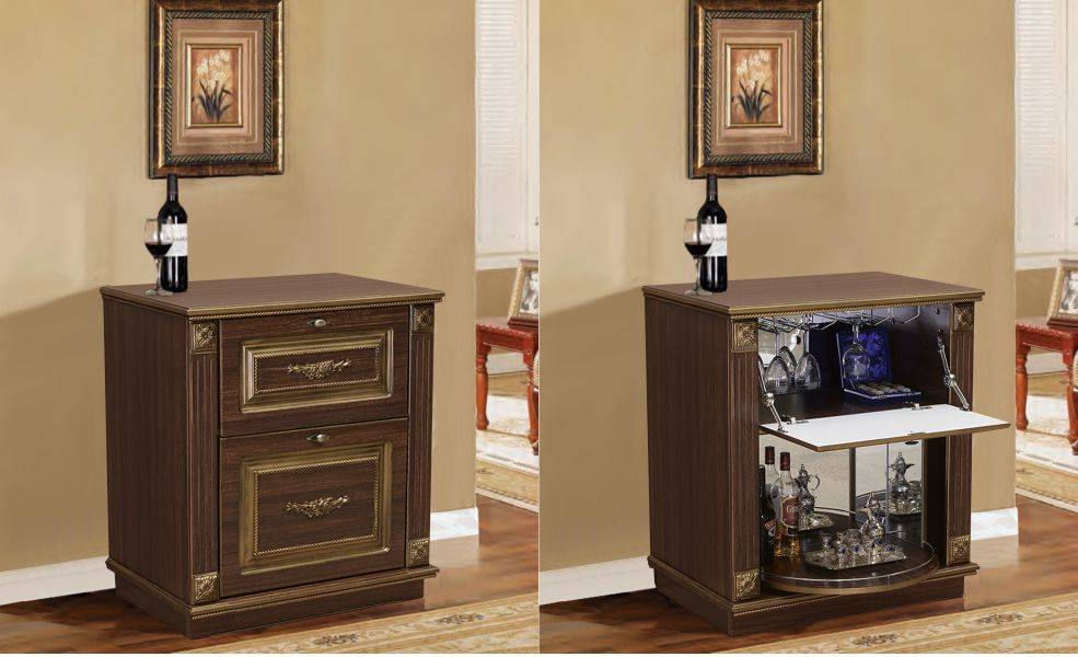 шкаф барный c элементами декора в Нижневартовске