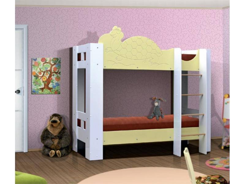 кровать детская черепашка 2хярусная 2 в Нижневартовске