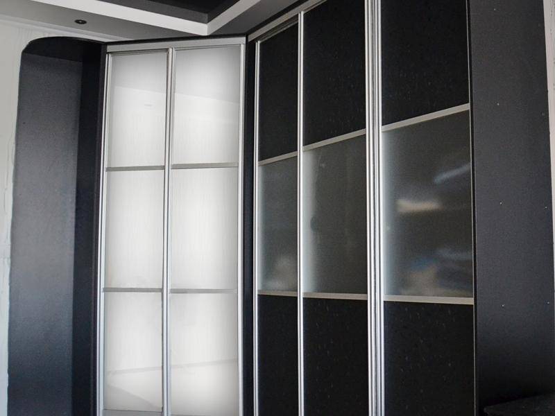 черно-белый шкаф-купе черная лаванда в Нижневартовске