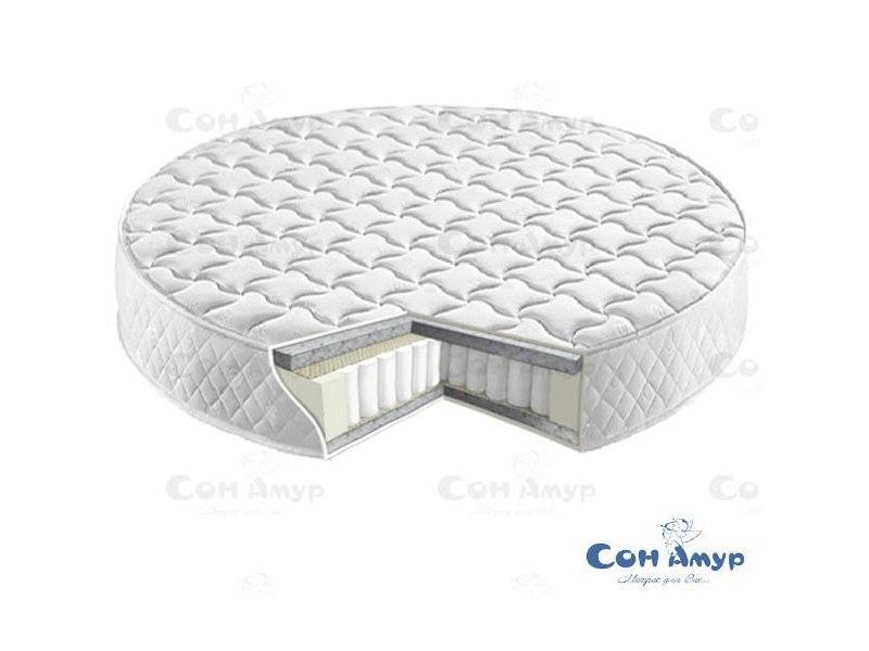 круглый матрас средней жёсткости вдохновение в Нижневартовске