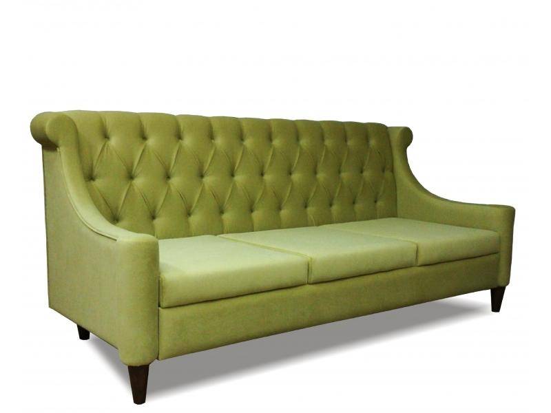 зеленый диван с каретной стяжкой в Нижневартовске