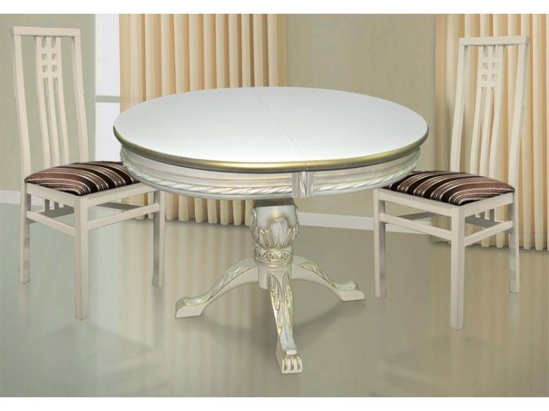 стол обеденный 224 белый в Нижневартовске