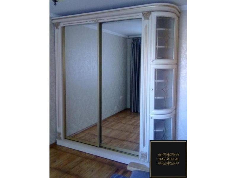 зеркальный шкаф-купе в спальню в Нижневартовске