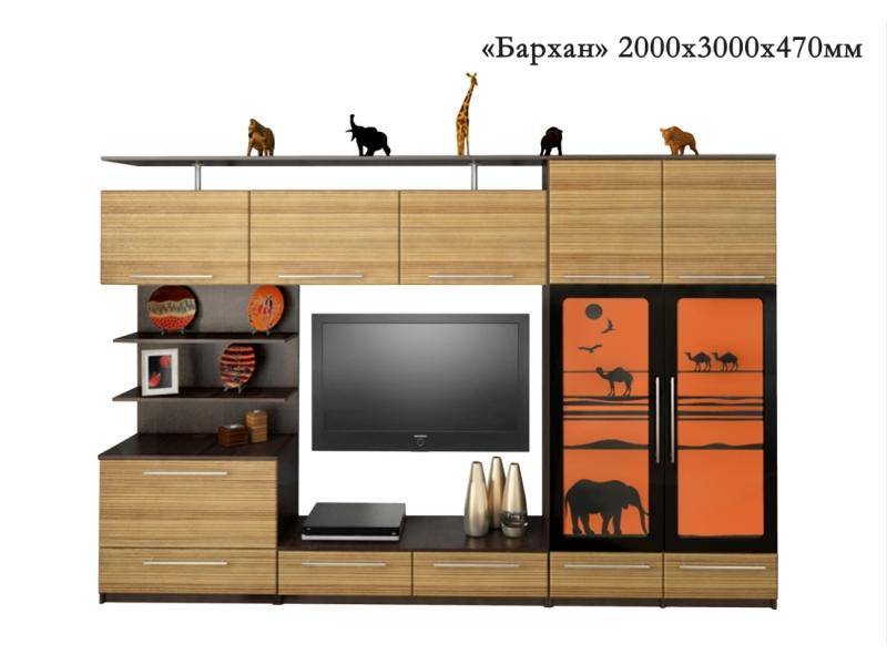 гостиная стенка бархан в Нижневартовске