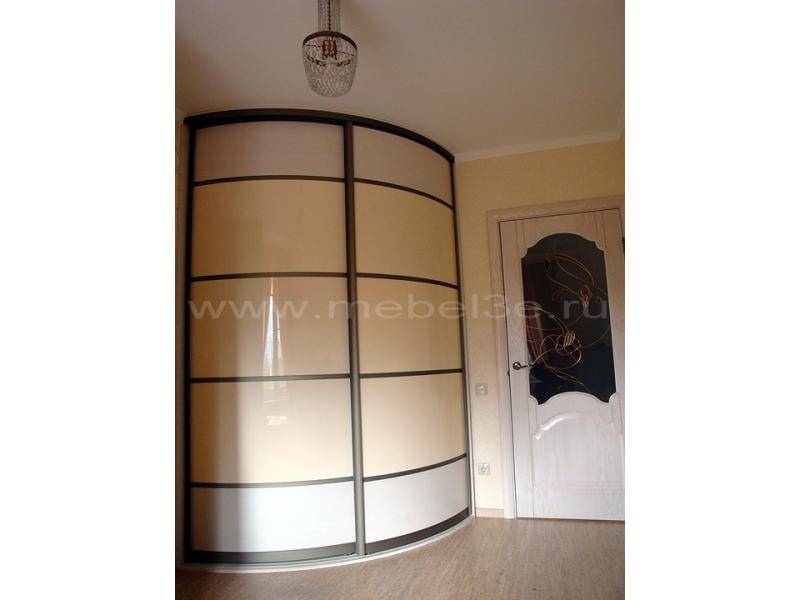 угловой радиусный шкаф-купе 1200х1400 в Нижневартовске