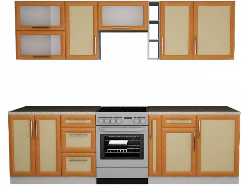 кухонный гарнитур прямой вера 4 в Нижневартовске