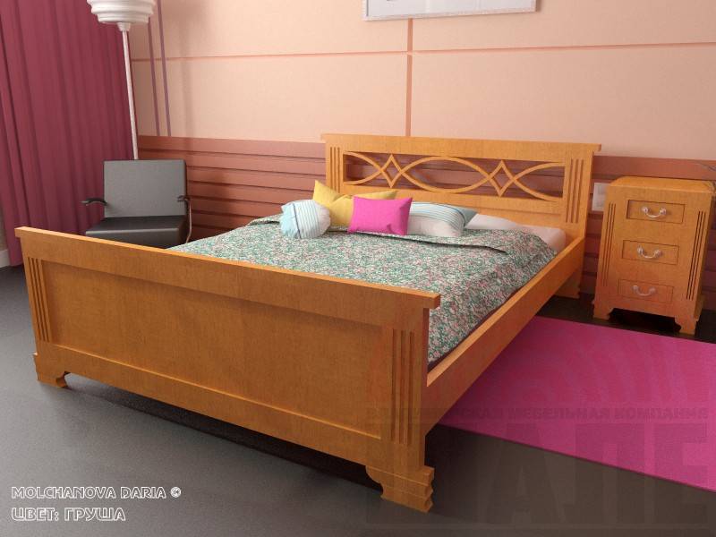 кровать деревянная майорита в Нижневартовске