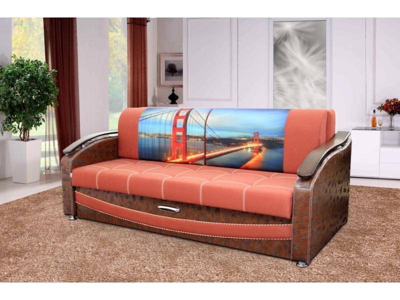 яркий диван с фотопринтом лидер 1 в Нижневартовске