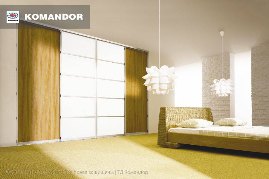 шкаф-купе в спальню 066 в Нижневартовске