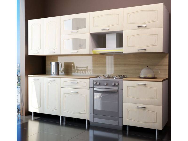 кухонный гарнитур прямой дуб в Нижневартовске