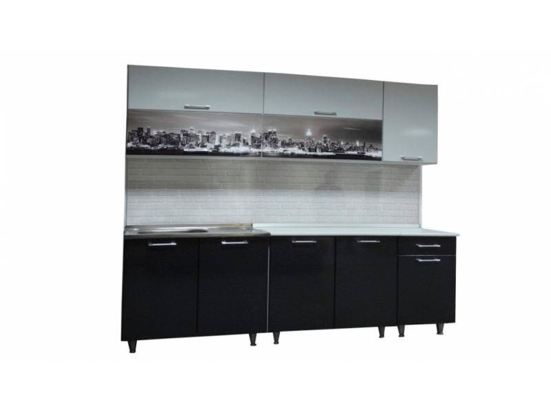 кухня прямая с фотопечатью в Нижневартовске