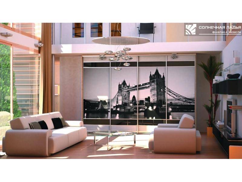 шкаф - купе для гостиной 45 в Нижневартовске