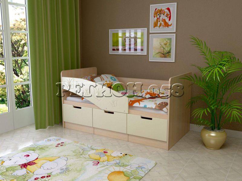 детская кровать бемби-8 мдф в Нижневартовске