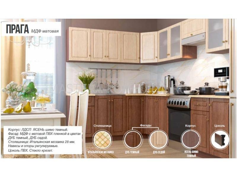 кухня мдф пвх прага в Нижневартовске