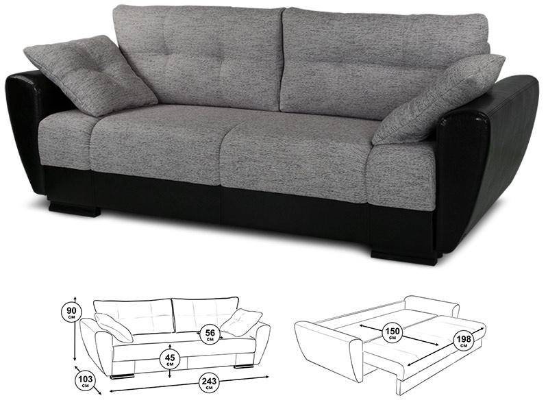 диван прямой релоти софт в Нижневартовске