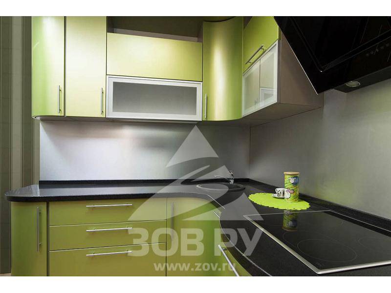 кухонный гарнитур мдф крашенный салатовый в Нижневартовске