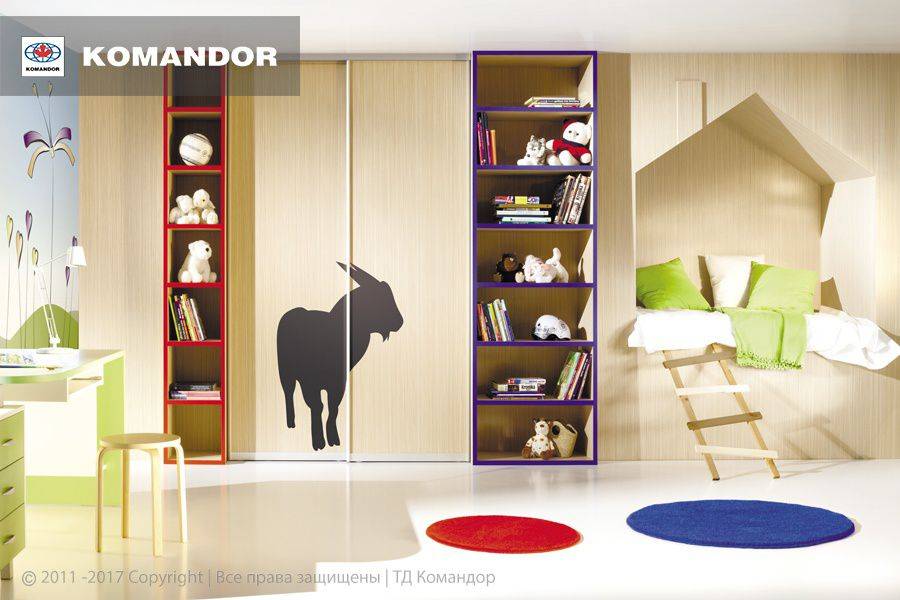 шкаф-купе в детскую 093 в Нижневартовске