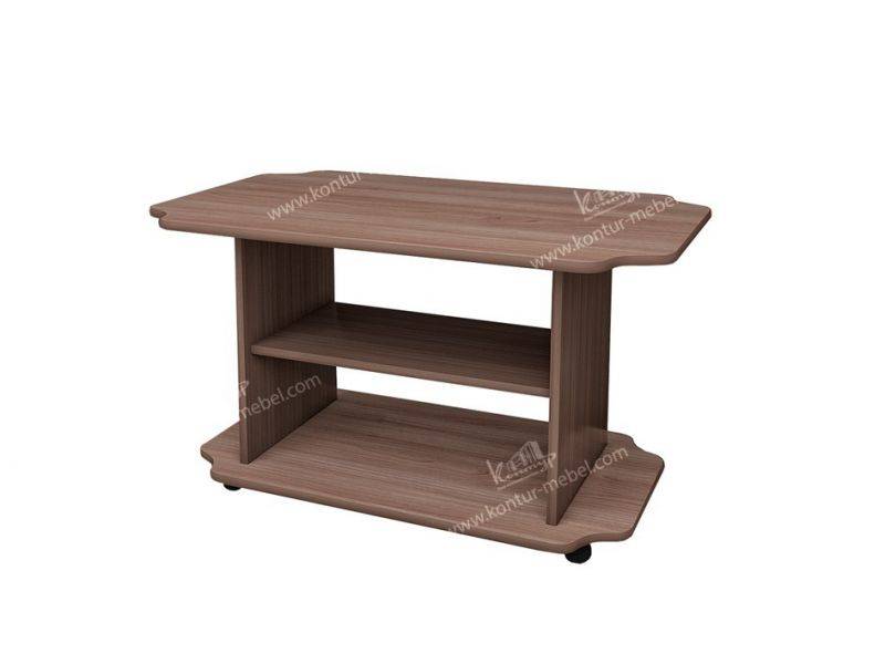 журнальный стол агат с полкой (лдсп) в Нижневартовске