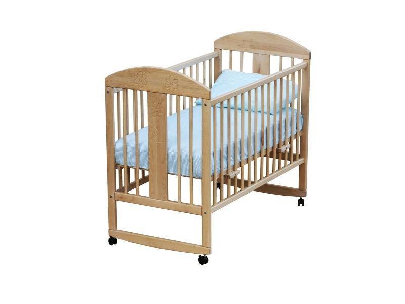 кроватка детская колесо-качалка цветочек в Нижневартовске