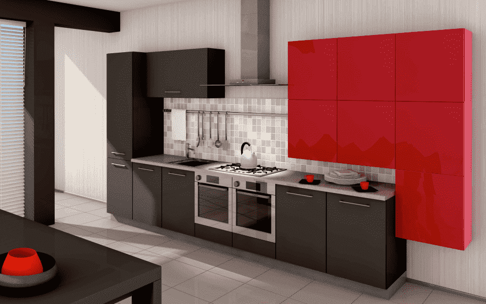 современная кухня хай-тек в Нижневартовске