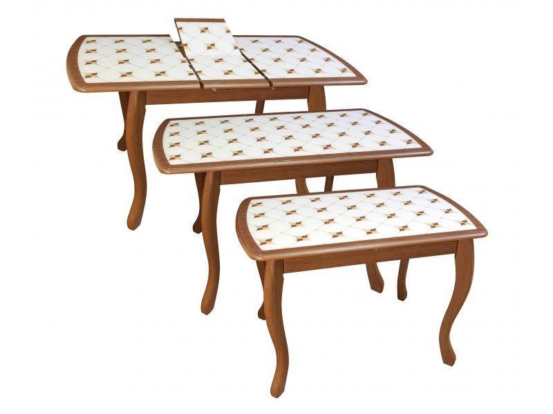 стол обеденный инкрустация 2 в Нижневартовске