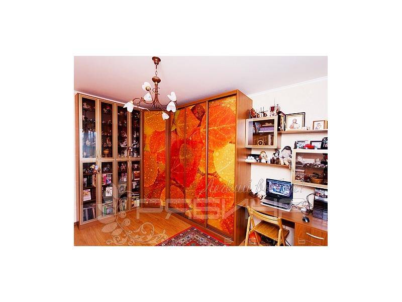 угловой шкаф-купе кассель с фотопечатью в Нижневартовске