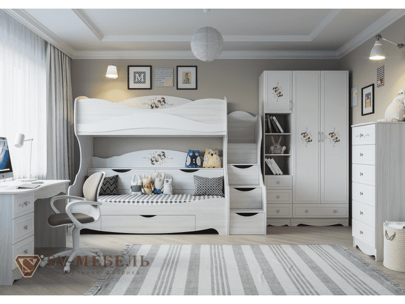 детская мебель акварель 1 для двоих в Нижневартовске