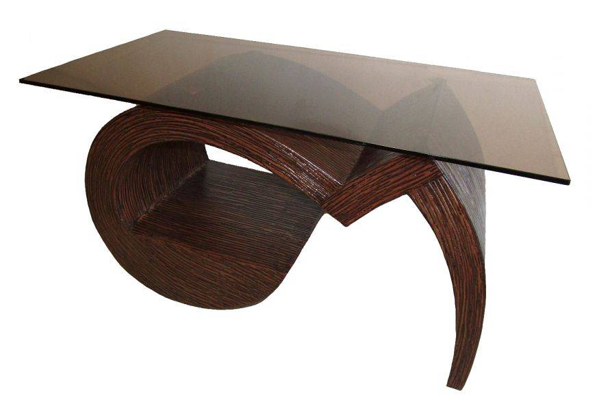 журнальный стол дуэт- 4 с основанием из дерева в Нижневартовске