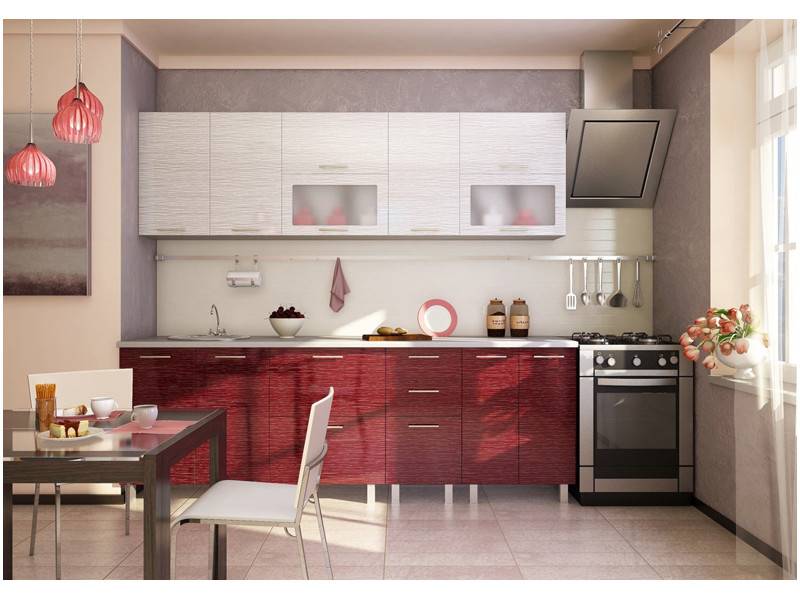 кухня прямая анже пластик в Нижневартовске