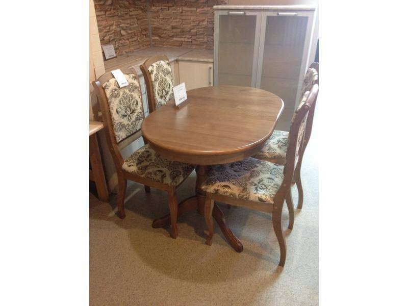 обеденная группа из сосны раскладной стол и 4 стула в Нижневартовске