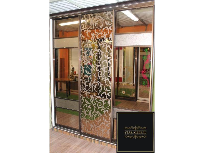 шкаф-купе с узором в Нижневартовске