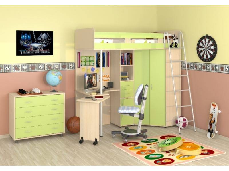 кровать-чердак теремок м-85 в Нижневартовске