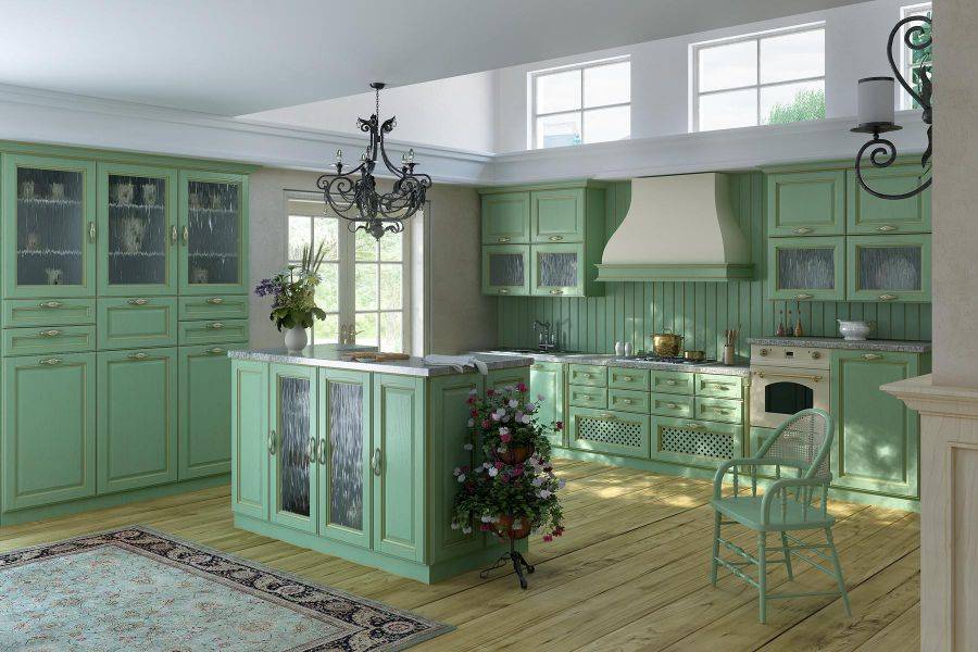 кухня с островом sirena в Нижневартовске