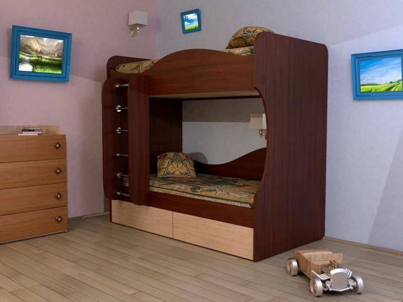 кровать 2-х ярусная с ящиками в Нижневартовске