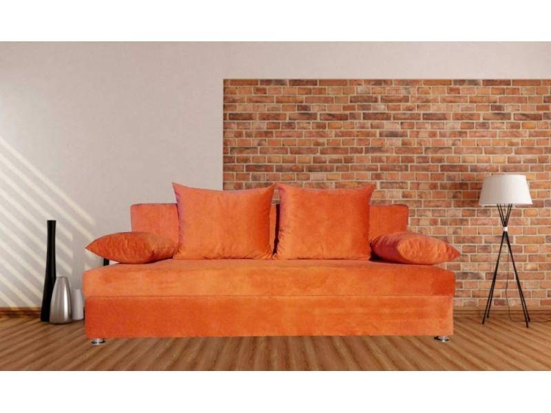 диван оранжевый флок в Нижневартовске