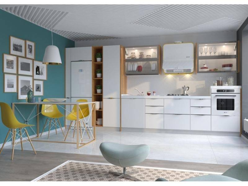 белая кухня модерн 21 в Нижневартовске