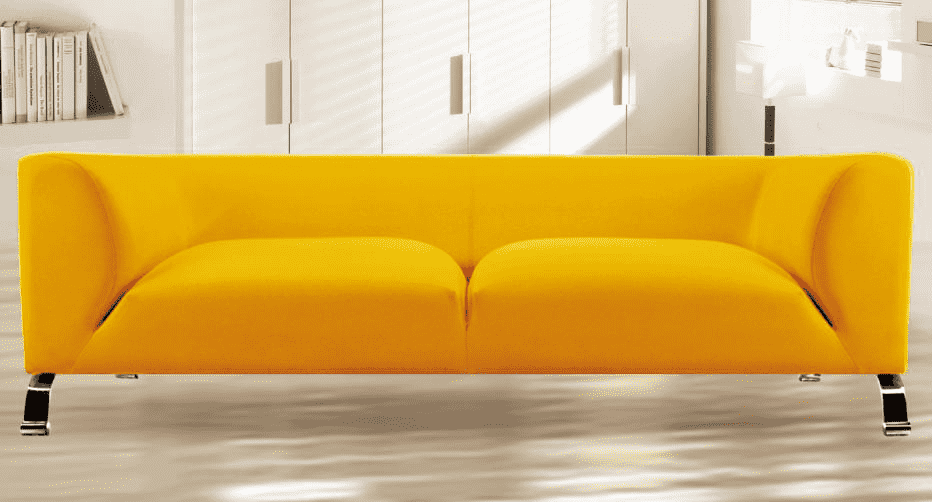 стильный желтый диван софи в Нижневартовске