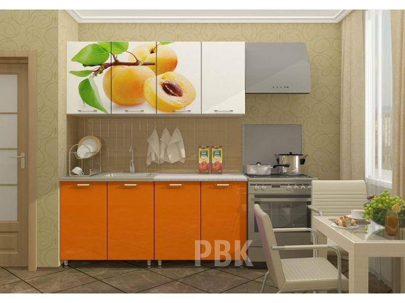 оранжевая кухня персик в Нижневартовске