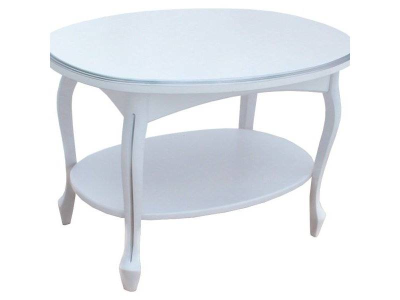 стол журнальный белый с патиной в Нижневартовске