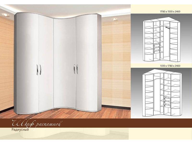 радиусные распашые шкафы в Нижневартовске