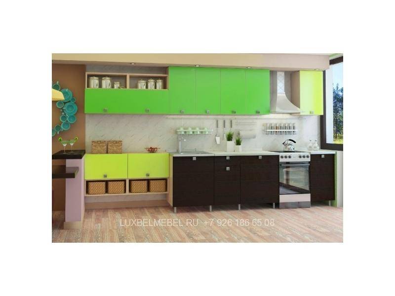 яркая кухня с фасадами дсп модель 002 в Нижневартовске