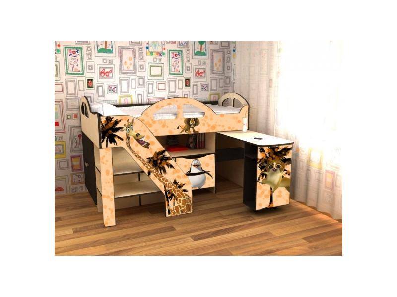 кровать детская с уф печатью кд альфа 4.1 в Нижневартовске