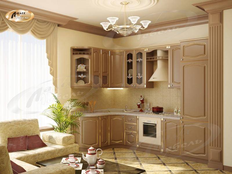 кухня угловая «какао тюдор» в Нижневартовске